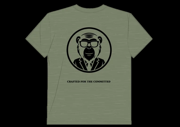 The Committed Tee 'Green/Black'