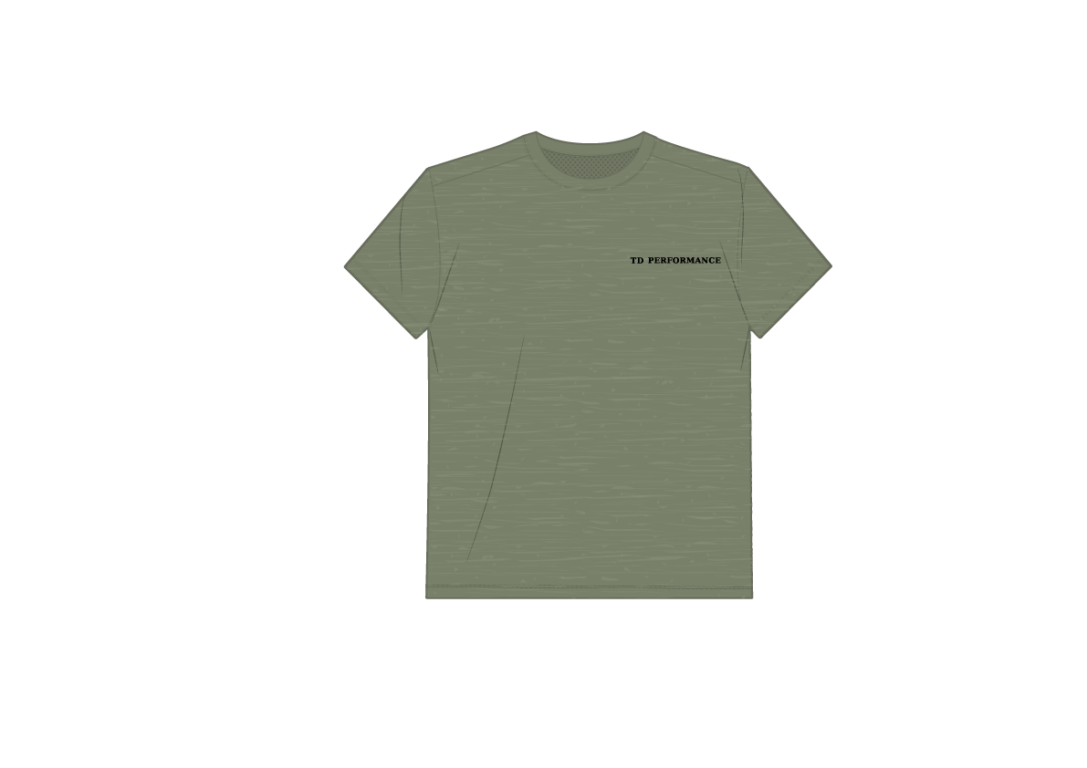 The Committed Tee 'Green/Black'