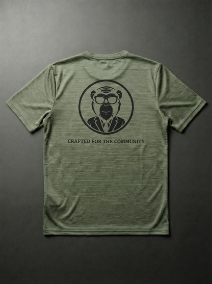 The Committed Tee 'Green/Black'